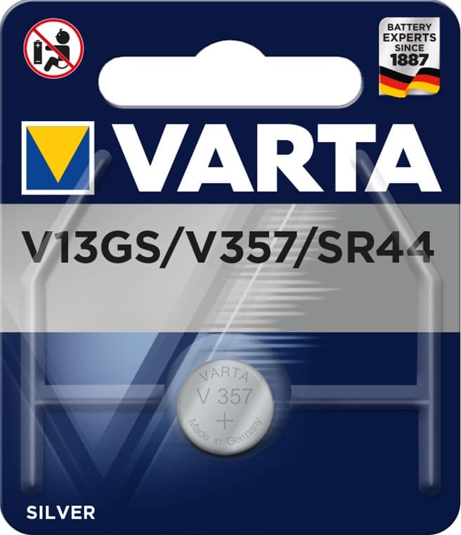 Knappcellsbatteri Varta, SR44 (V13GS/357)