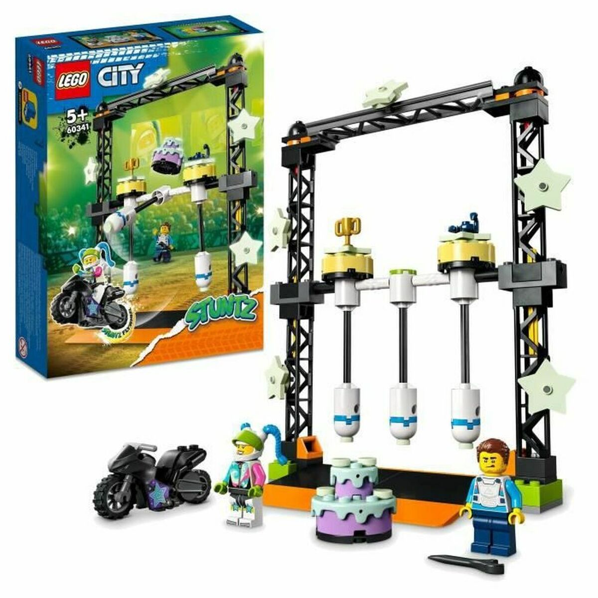 Lego City Stuntz The Stunt Challenge - 117 Delar (60341)
