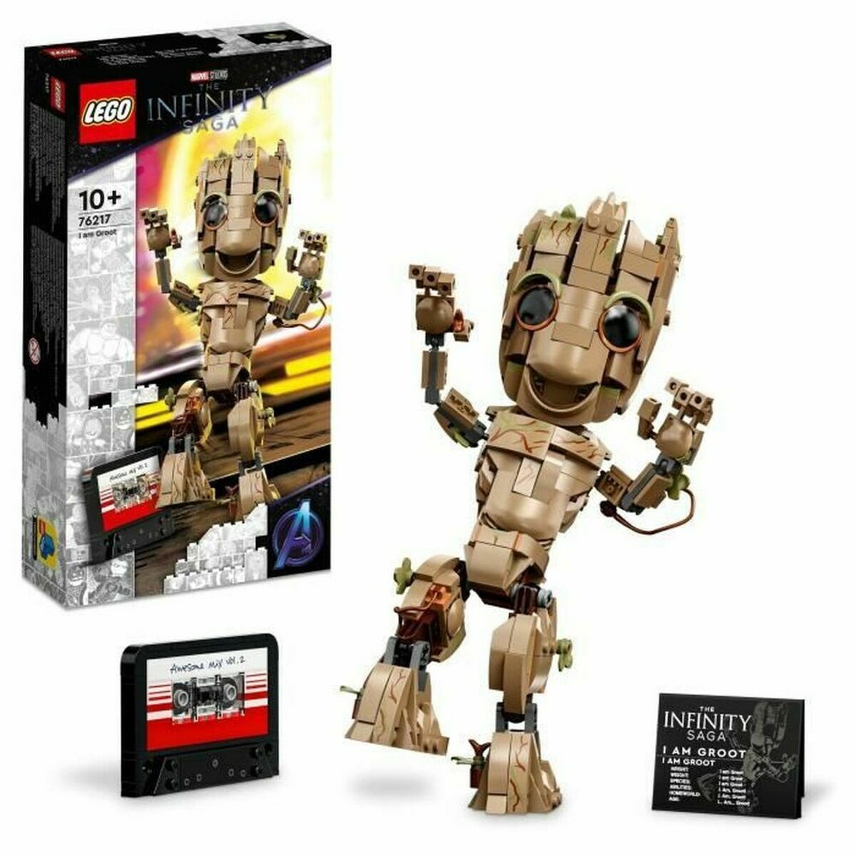 Lego Marvel Jag är Groot - 476 Delar (76217)